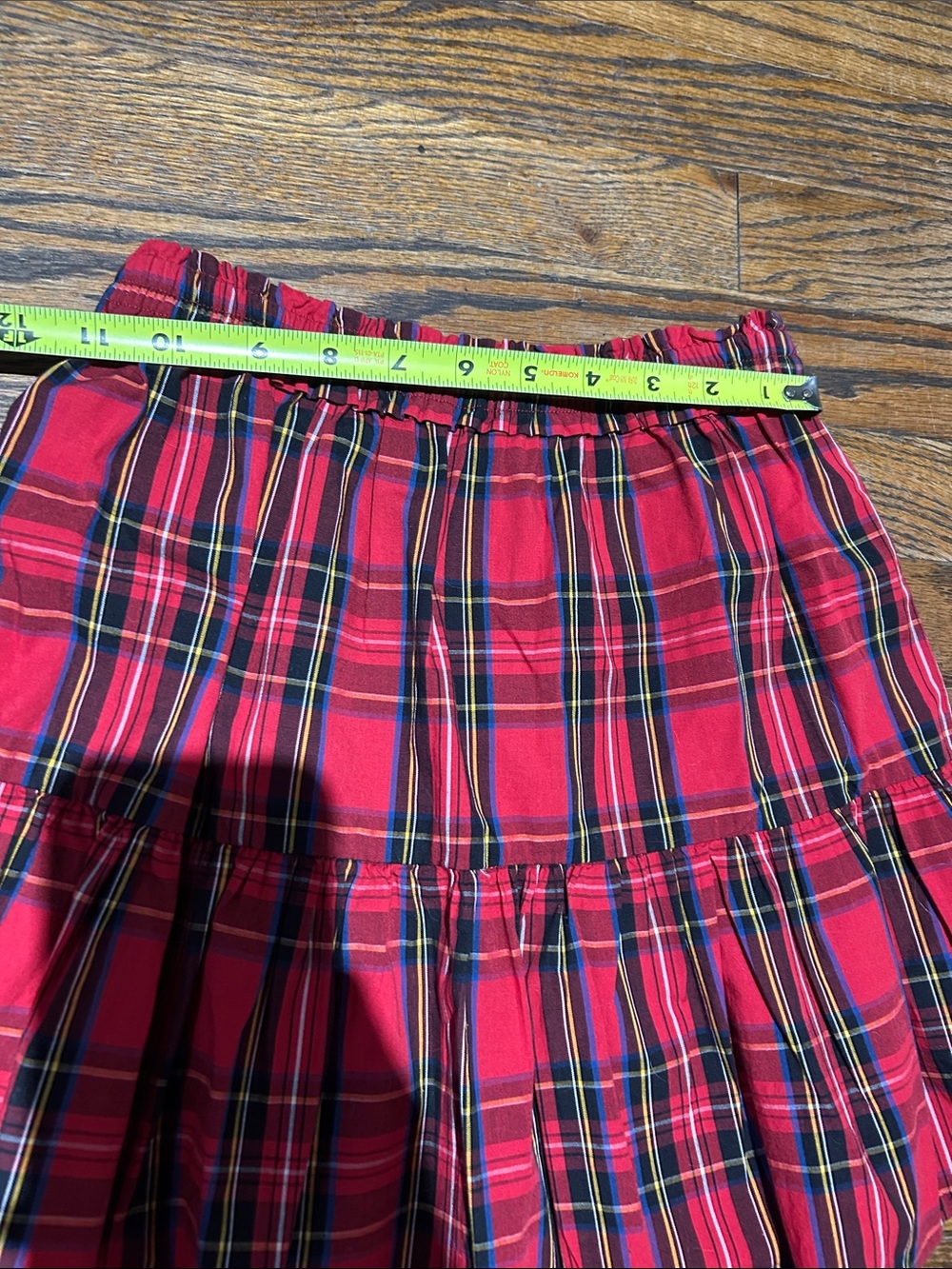 Crewcuts Red Plaid Tiered Skirt - Picture 3 of 4